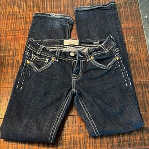 MEK Dark Blue Boot Cut Jeans